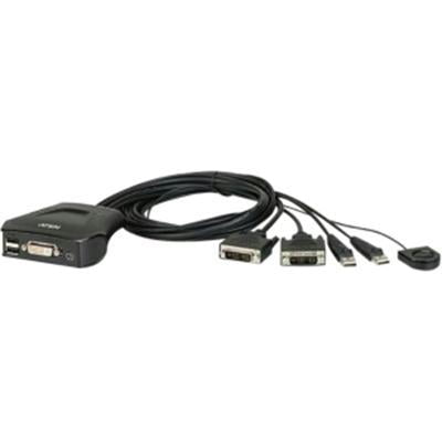 - Aten Corp 2port USB DVI Cable Kvm Switch