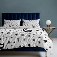 thumbnail image 3 of Moon And Star Print 3D Duvet Cover Set Quilt Cover Theme of for Bedroom Decoration, 3 of 6