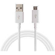 Adaptive Fast Wall Adapter Micro USB Charger for Samsung Galaxy A10 Bundled with UrbanX Micro USB Cable Cord 4ft Super Fast Charging Kit - White