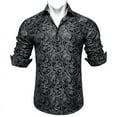 thumbnail image 1 of Camisas de manga larga con estampado 3D de cachemira de la antigua Babilonia para hombre, camisetas y blusas con gráficos de tótem espiritual hinduismo, 1 of 6