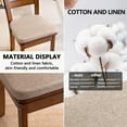 thumbnail image 3 of BH-JJSMGS Chair Cushions for Dining Chairs, 1.5 Inch Thick Memory Foam Kitchen Chair Pads, 16.5" × 16.2" Large Non-Slip Seat Cushion with Ties and Removable Cover, 3 of 8