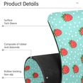 thumbnail image 4 of Yayeee Faucet Mat for Kitchen Sink 14.7" Diatomite Long Splash Guard Pad, Strawberry Pattern, 2 Pack, 4 of 7