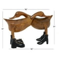 thumbnail image 3 of 16" x 11" Brown Bamboo Handmade Duck Sculpture, by DecMode, 3 of 10