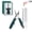 Green, variant on Eagle Beak Beveled Nail Clippers, Angled Toenail Clipper Set for Thick or Ingrown Nails, Precision Slanted Blade with Portable Storage Case