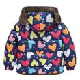 thumbnail image 6 of Toddler Reversible Jacket Winter Warm Hooded Coat Baby Boy Thick Fleece Jacket Kid Infant Girl Full Zipper Outerwear Clothes, 6 of 6