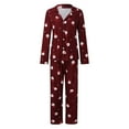 thumbnail image 2 of Pyjamas de Noël Assortis pour la Famille, Tenues Assorties Colorées pour un Style Familial Cohésif (Rouge), 2 of 4