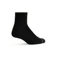 thumbnail image 4 of Lee Iconic Originals Quarter Low Cut Socks, 10-13, Black, 20-Pack, 4 of 7