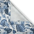 thumbnail image 4 of Ambesonne Hawaii Grommet Curtain Single Panel, Arecaceae Branch Summer, 50"x60", Cobalt Blue Pale Blue, 4 of 5