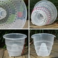 Clear Orchid Pots Set w/Holes Clear Plastic Baskets w/Great