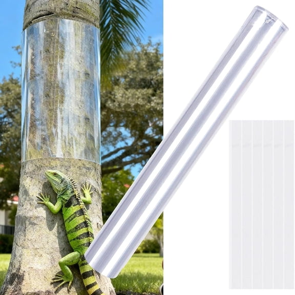Tree Trunk Protector Guard 40X120inClear Vinyl Wrap Squirrel Deterrent Garden ProtectionfromAnimals Yard Wrap 1 Pc