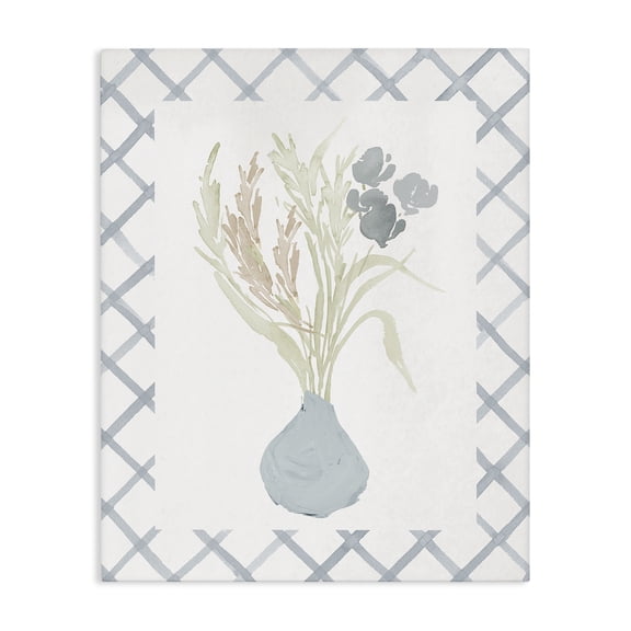 Stupell Industries Eclectic Soft Blue Anna Bouquet Canvas Art, 16 x 20, by Elizabeth Medley