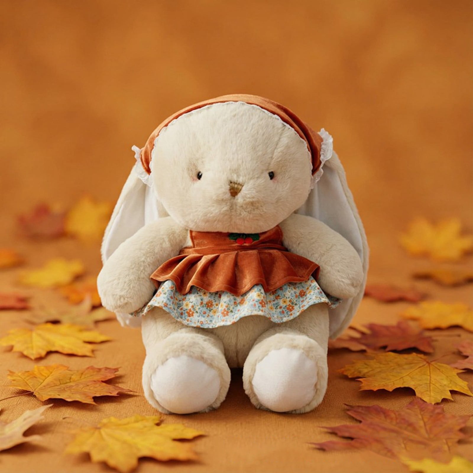 zhonghuaying Cute Bunny Stuffed Animal, 4 Color Styles & 2 Sizes (20cm/30cm), Soft Plush Toy, Adorable Rabbit Plushie Gift for Boys Girls (C丨20cm)