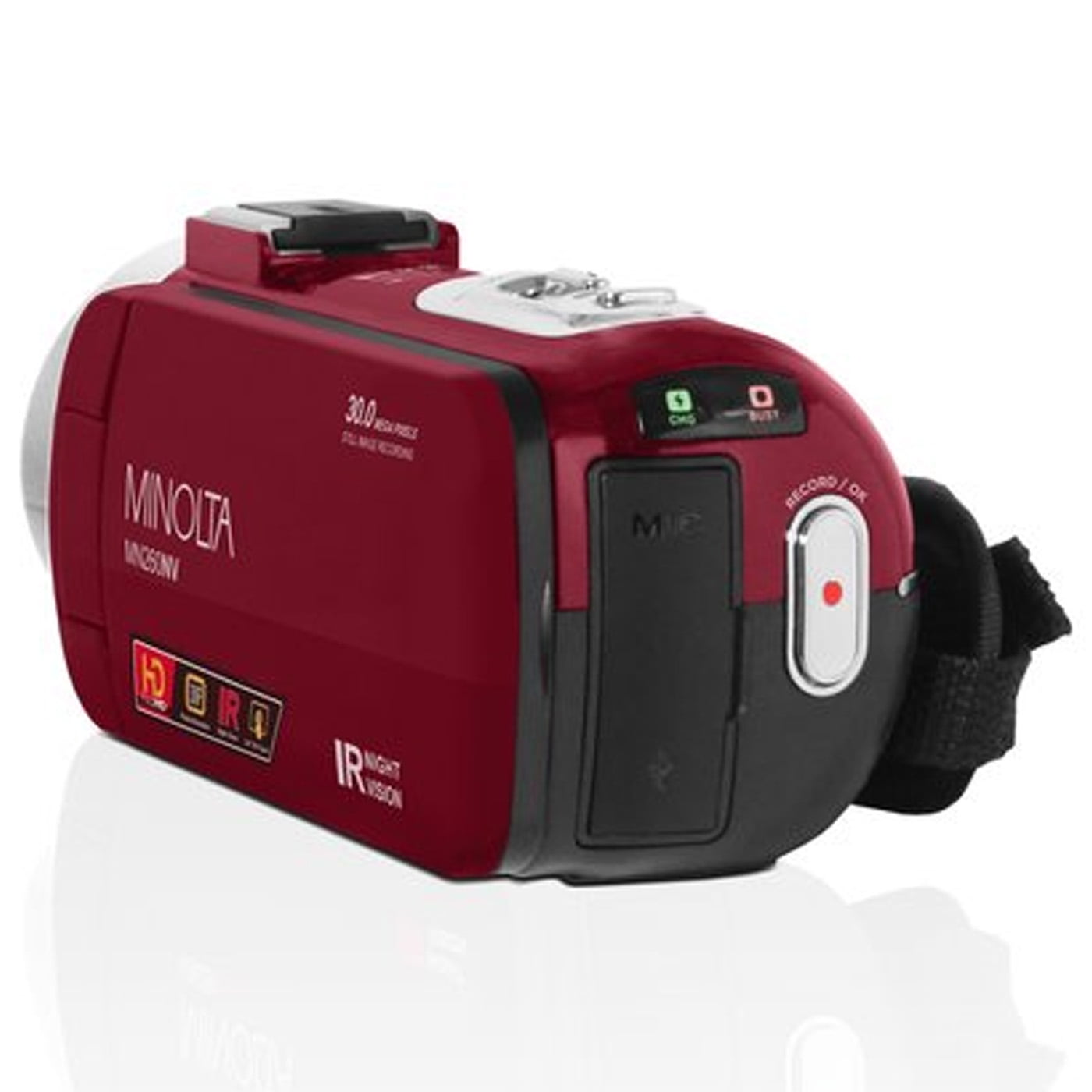 Minolta MN260NV 1080P FHD / 30 MP Night Vision Camcorder, Blue