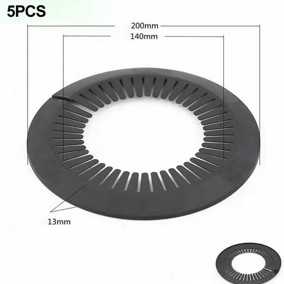 Flange Pipe Cover 5Pcs Decorative Rosette for Heating Pipes Wall Pipe Decoration 120-140mm