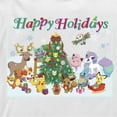 thumbnail image 2 of Men's Pokemon Happy Holidays Crew  Long Sleeve Shirt White 2X Large, 2 of 4