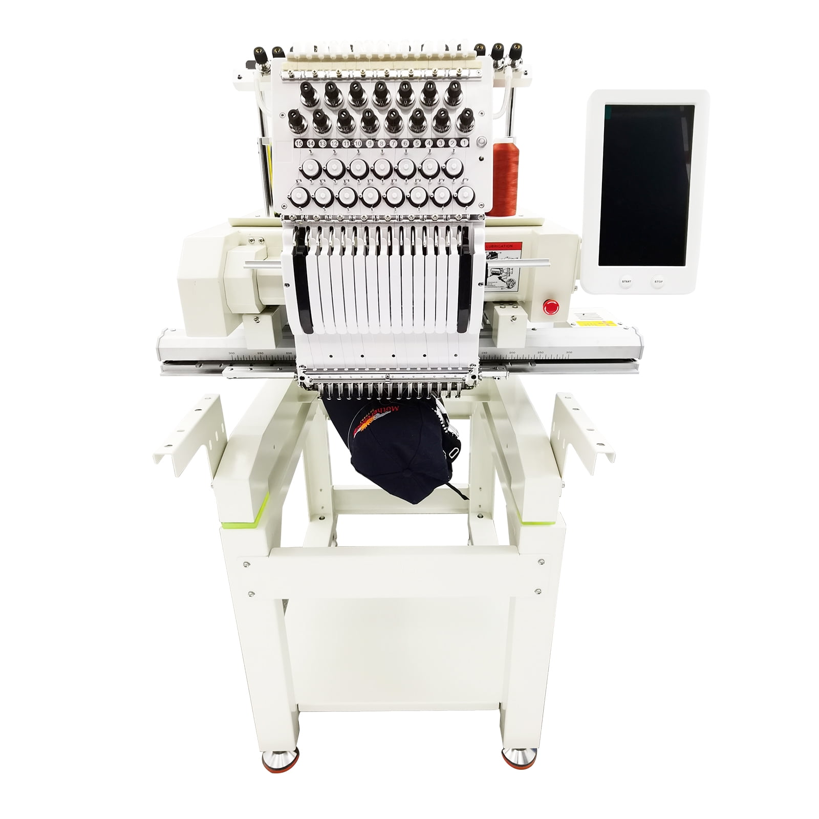 Single Head 15 Needle Commercial Automatic Embroidery Machine