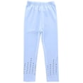 thumbnail image 1 of Girls Stretch Leggings Kids Soft Snow Patterns Yoga Pants Ankle Length Multipack 3-10 Years, 1 of 5
