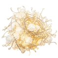 thumbnail image 5 of Cadena de luces LED con forma de bola de hielo agrietada, resistente al agua, con alambre de cobre, luz decorativa de color, control remoto, cuentas agrietadas, material duradero, 5 of 5