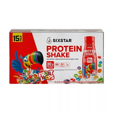 Six Star Kellogg's Froot Loops Protein Shake, 11 Fluid Ounce (Pack of 15)