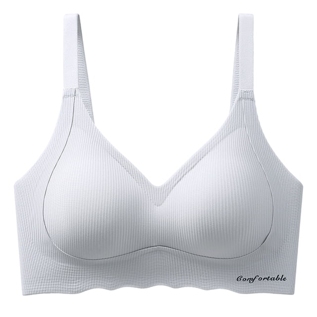 Timegard Womens Semaless Bras No Underwire Adjustable Strap Full Coverage Comfy Sleep Bras with Support