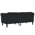 thumbnail image 3 of vidaXL Sofa 2-Seater Black Velvet, 3 of 7