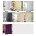 thumbnail image 2 of Solid Shower Curtain 6 x 6 FT Bath Curtains Waterproof PEVA Bathroom Curtains for Bathtub Showers Metal Grommets, 2 of 6