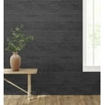thumbnail image 3 of Stacy Garcia Home Charcoal Stacks Peel and Stick Wallpaper, 3 of 8