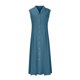 thumbnail image 4 of Vestido informal para mujer: largo con botones, cuello elegante, cómodo para el verano, lavable a máquina, 4 of 5