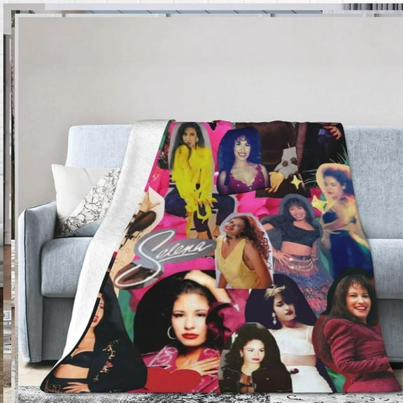 Selenas Blanket Flannel Fleece Blanket Ultra Soft Lightweight Throw Blanket for Bed Couch Living Room 40"X30"