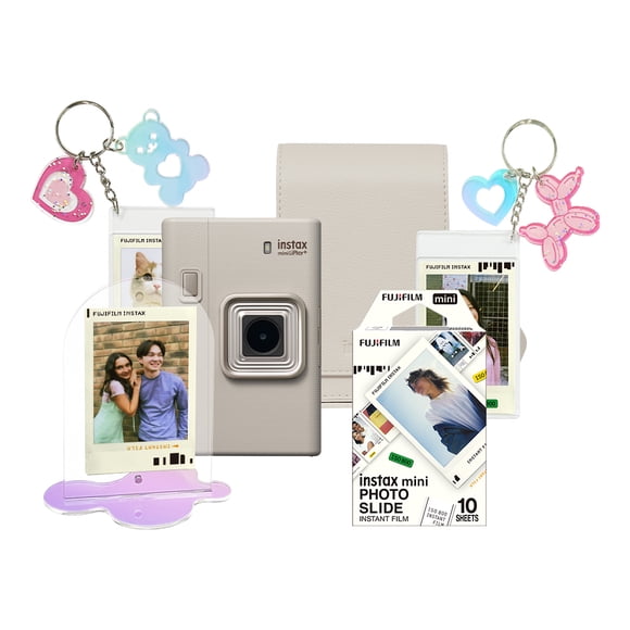 Paq. Instax mini LiPlay+ Beige + Accesorios