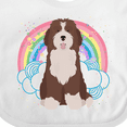 thumbnail image 4 of Inktastic Bernedoodle Dog Girls Baby Bib, 4 of 4