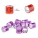 thumbnail image 3 of 100 piezas 2021 de anillos de de carreras de aluminio de 8 100 piezas multicolor Gloria Bandas para piernas de paloma 2021, 3 of 8