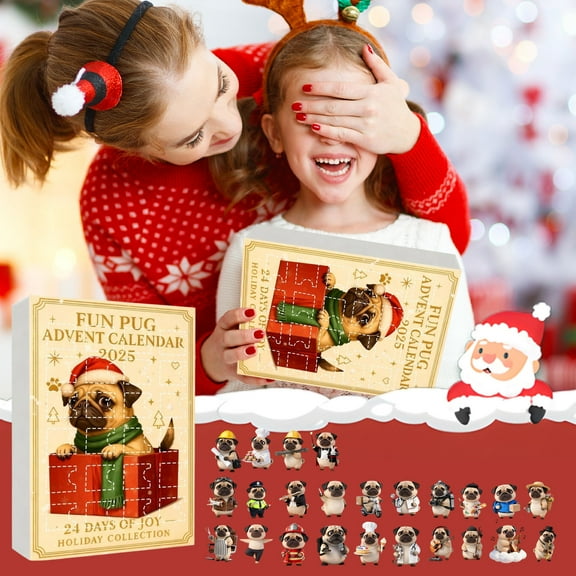 YHAICO Advent Calendars for 2025 Christmas Advent Calendar Pendant-24-Day Surprise Countdown Set Suitable for Christmas-themed Decorations for Living Rooms Fireplaces and Christmas Trees