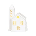 thumbnail image 6 of WYBXZ Lighted Ceramic Christmas House, LED Village Tabletop Decor for Mantel and Shelf, 6 of 9