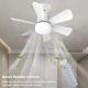 thumbnail image 2 of Ventilador Techo Pequeño Con Luces Y Mando A Distancia para Salón, 2 of 9