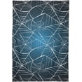 thumbnail image 6 of Coolnut 60"x108" Tablecloth Halloween Spider Web On Blue Modern Table Cover for Home Decoration Spill Proof Cloth Washable for Dinner Picnic, 6 of 6