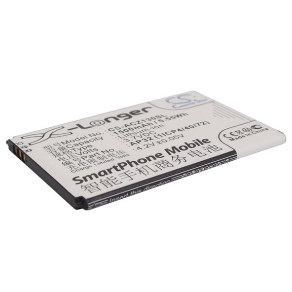 1500mAh KT.0010K.005 VK365072AR AP32 (1ICP4/40/72) Battery for Acer Liquid Z130 Duo Z130 Liquid Z3 Dual SIM Liquid Z3