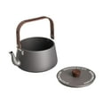 thumbnail image 2 of koolsoo Camping Kettle Teapot Camping Tea Kettle for Mountaineering Campfire Fishing Gray, 2 of 8