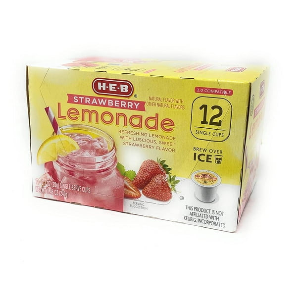HEB (Strawberry Lemonade Single Serve Pods 12 count