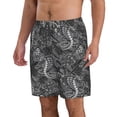 thumbnail image 2 of Kdxio Snake Pattern Mens Casual Shorts - Drawstring Summer Beach Sports Shorts for Men, 2 of 9