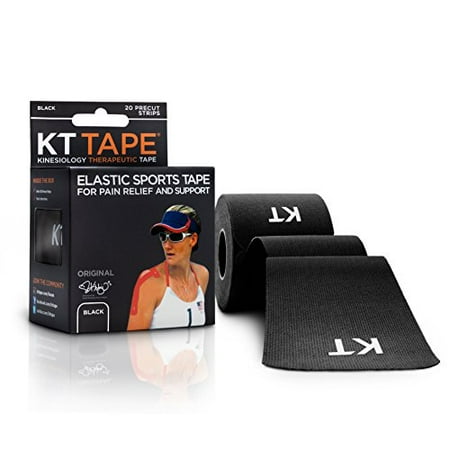 Lumos KT Tape Kinesiology Tape, Pre-cut Strips, 20 (Best Athletic Tape For Feet)