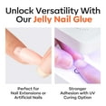 thumbnail image 6 of modelones Nail Adhesive Tabs 240pcs - UV Jelly Nail Glue Stickers for Press on Waterproof Breathable Double Sided Sticky Tabs Need Curing 10 Sheet 12 Sizes, 6 of 7