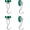 D1.26in Green, variant on Swivel netic Hooks 80lbs Heavy Duty Grill net Hooks 4 Pack with Scratch Proof Stickers  for  Refrigerator Kitchen Store Grill BBQ Office Warehouse Yellow