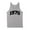 Gray, variant on 1970 College Style Tank Top Unisex Large White