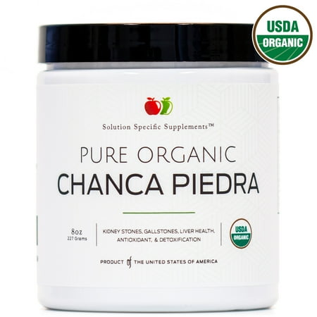 Organic Extracts Organic Chanca Piedra Tea - 8oz (227g) Bulk Pure Organic Chanca Piedra Extract & Phyllanthus Niruri Stonebreaker Powder ()