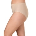thumbnail image 3 of Bali One Smooth U All-Around Smoothing Underwear Brief Almond Mixed Animal 9 Women's, 3 of 4