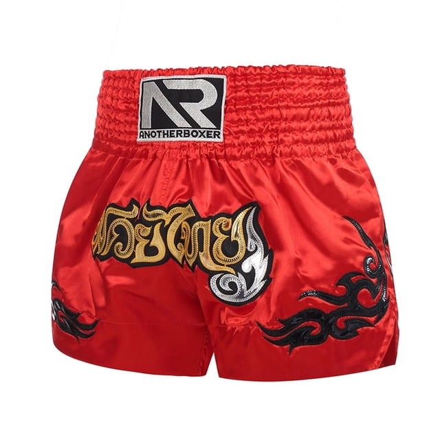 Pantalones cortos de Muay Thai para niños, entrenamiento de lucha, boxeo, sanda y competición
