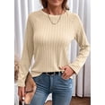 thumbnail image 4 of Camisa de manga larga Dokotoo Spring Business Casual para mujer, talla grande, 4 of 6