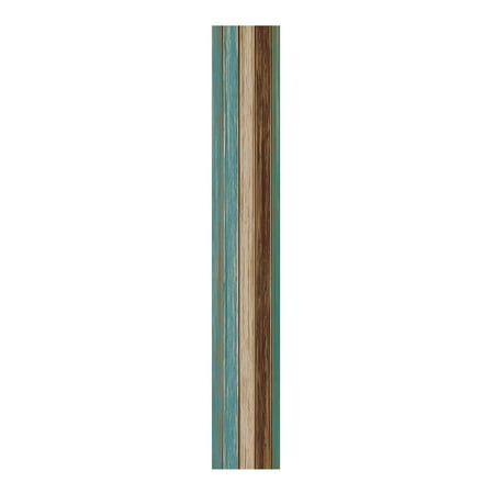 

Linen Table Runner Retro Barn Wood Teal Non Burlap Rectangle Table Setting For Farmhouse Wedding Party Holiday Dinner Home Runners for Rectangular Tables Valentines Day Runners Table 90 Table