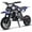 Basic Blue, variant on SAY YEAH Dirt Bike,49cc Youth Dirt Bike with Front/Rear Disc Brakes & Shock Suspension,25MPH Off-Road Motor-cycle for Outdoors,180lbs load capacity